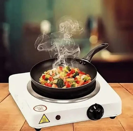 Mini Electric Stove Hot Plate For Quick Heat-Up And Cooking 1000 W