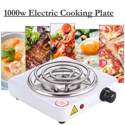 Mini Electric Stove Hot Plate For Quick Heat-Up And Cooking 1000 W