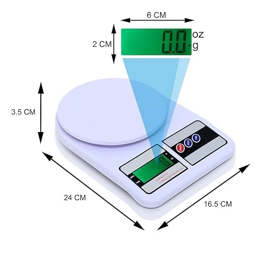 Ultimate Kitchen Weighing Machine Electronic Digital 10 kg Weight Scale