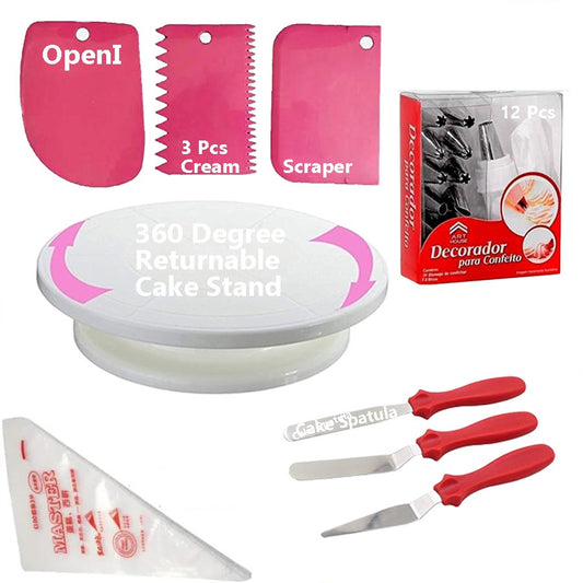 29 Pcs Cake Decorating Tools - Cake Baking Accessories