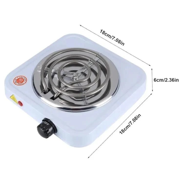 Mini Electric Stove Hot Plate For Quick Heat-Up And Cooking 1000 W