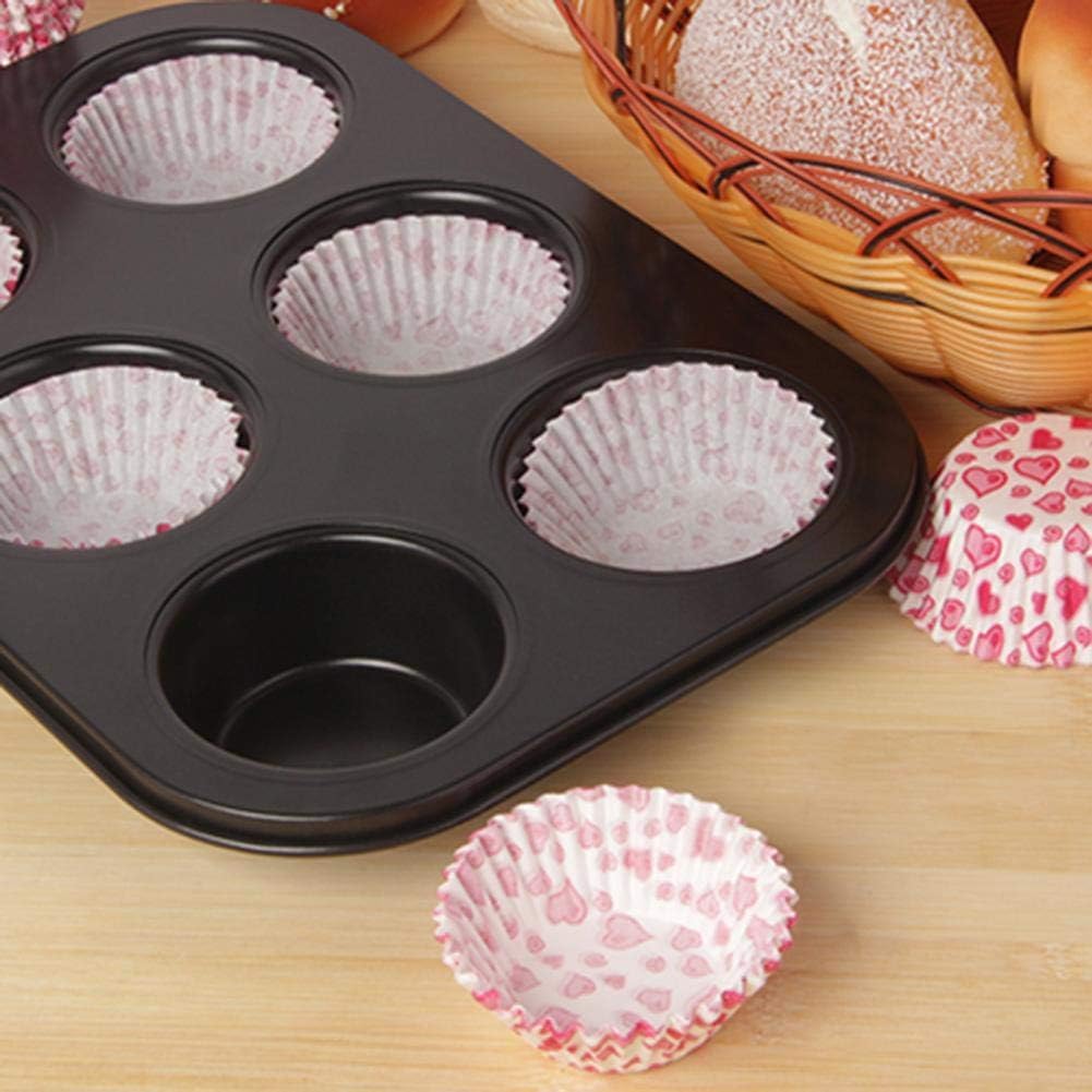 6/12 Cups Muffin Pan Set Bakeware Non-Stick Cupcake Baking Pan Mold for Cakes