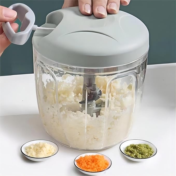 Multifunction Hand Pull Speedy Chopper to Chop Fruits, Meat, Onions, Nuts, Ginger, Herbs and Garlics
