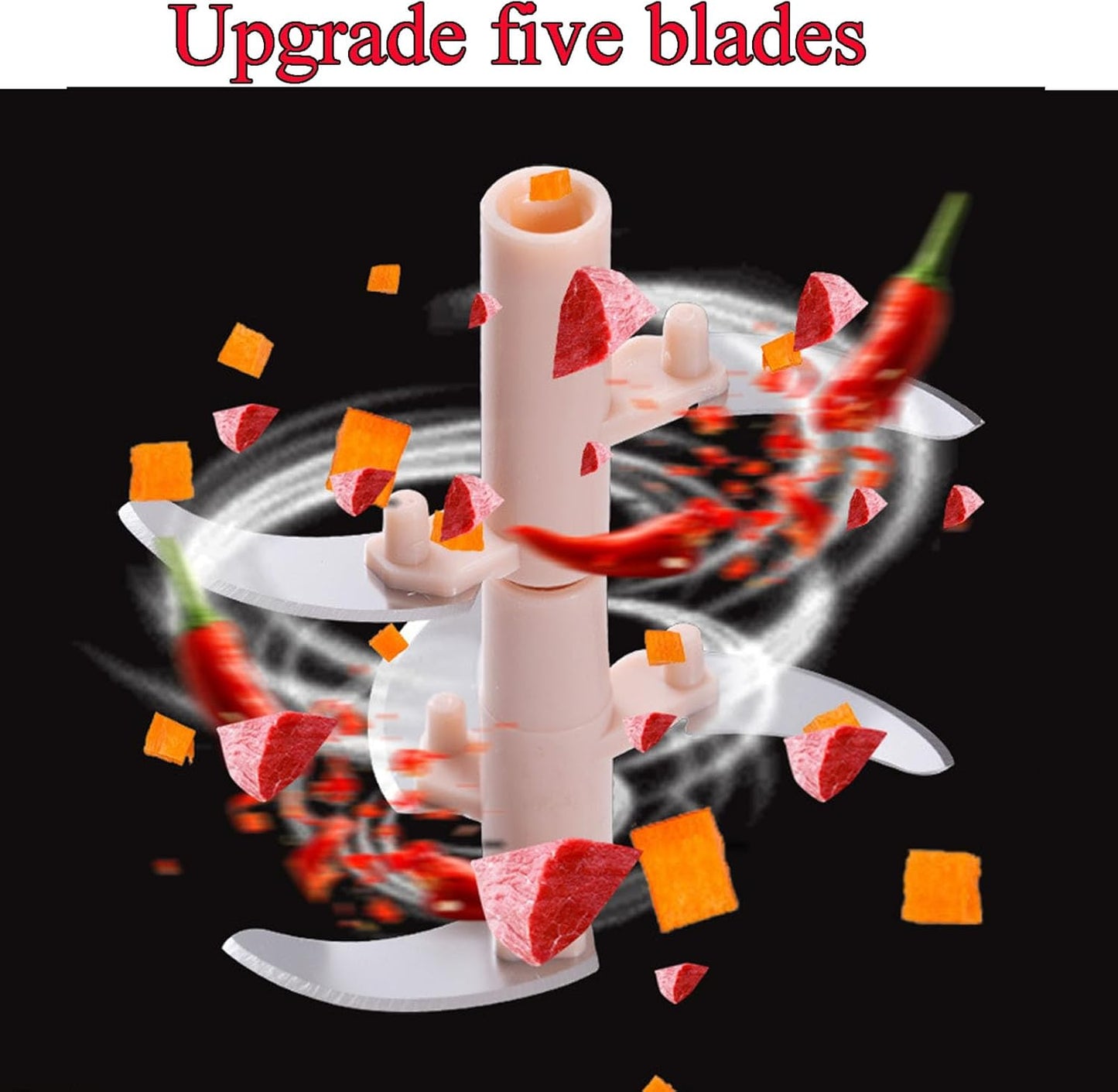 Multifunction Hand Pull Speedy Chopper to Chop Fruits, Meat, Onions, Nuts, Ginger, Herbs and Garlics