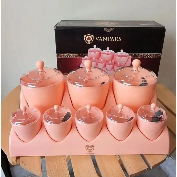 Stylish 8 Pcs Multipurpose Spices Masala Box Set