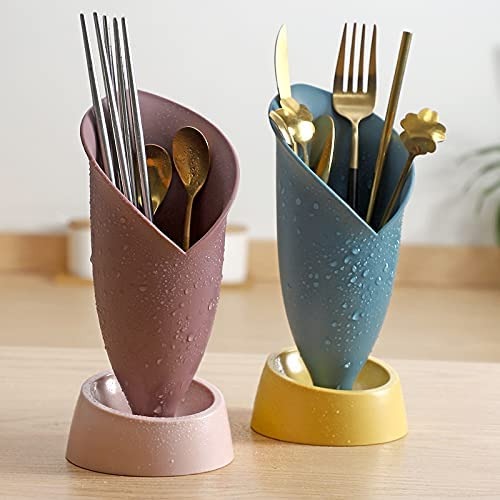 Pack of 2 - Multifunctional Kitchen Utensils Chopsticks Holder for Spoon Knife Draining Chopstick Cage