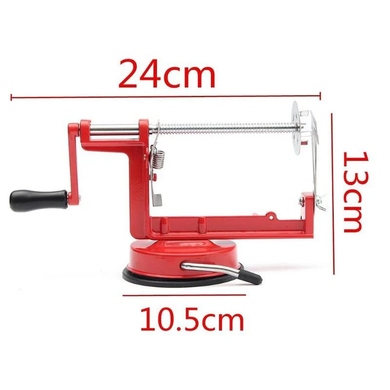 Red Stainless Steel Twisted Potato apple slicer