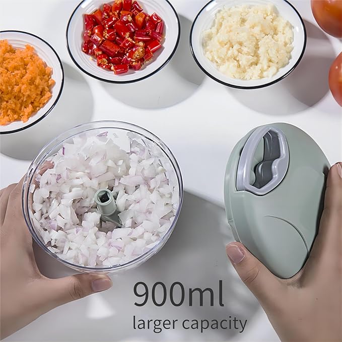 Multifunction Hand Pull Speedy Chopper to Chop Fruits, Meat, Onions, Nuts, Ginger, Herbs and Garlics