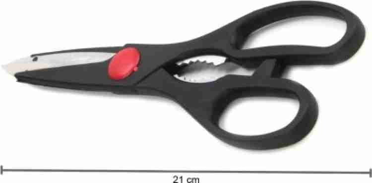 7 Pcs Kitchen Knife Set - 5 Knife + 1 Scissor + 1 Wooden Carrier